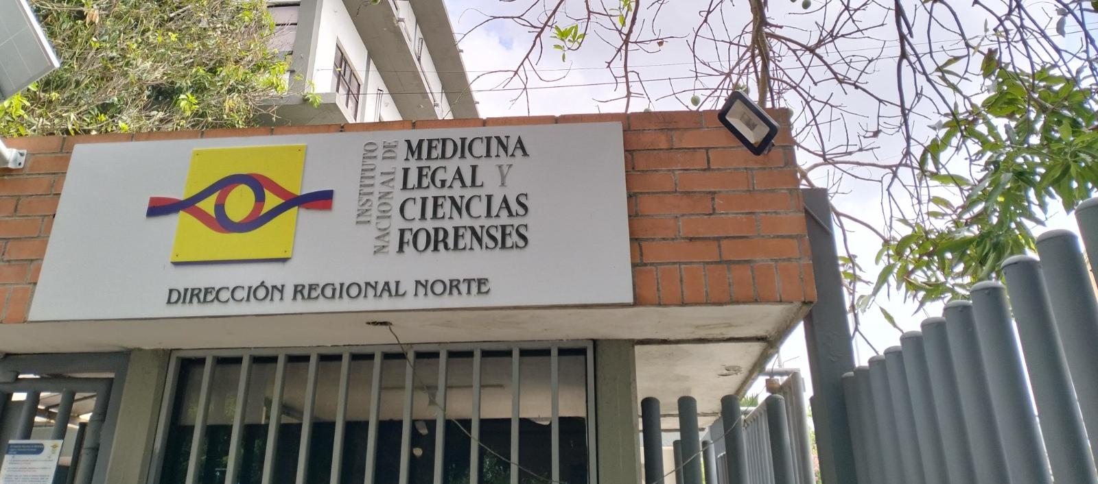 Fachada de Medicina Legal en Barranquilla.