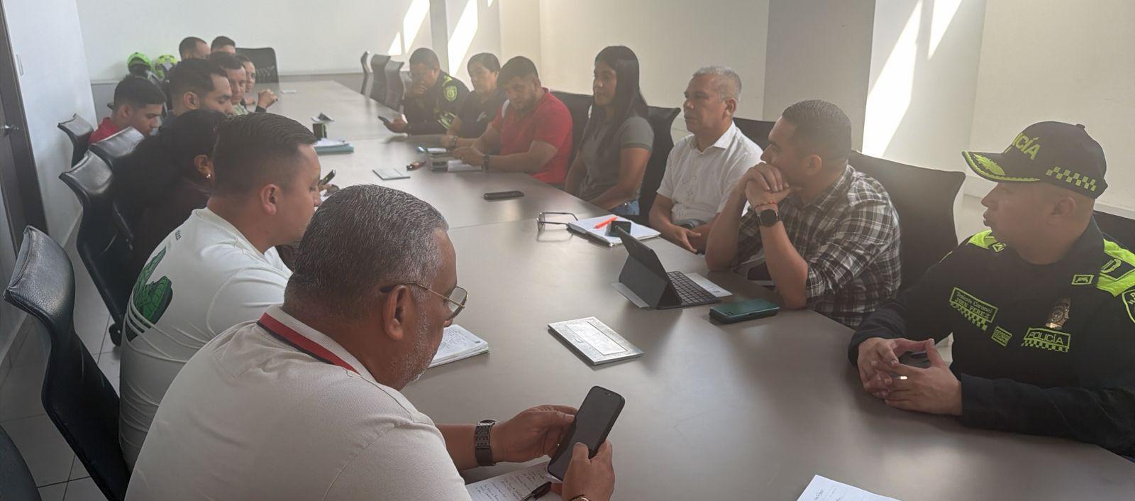 Consejo de Seguridad realizado en la Alcaldía de Soledad. 