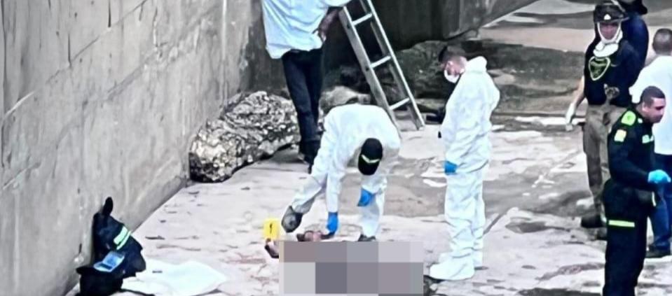 Arroyo donde fue hallada la mujer sin vida. 