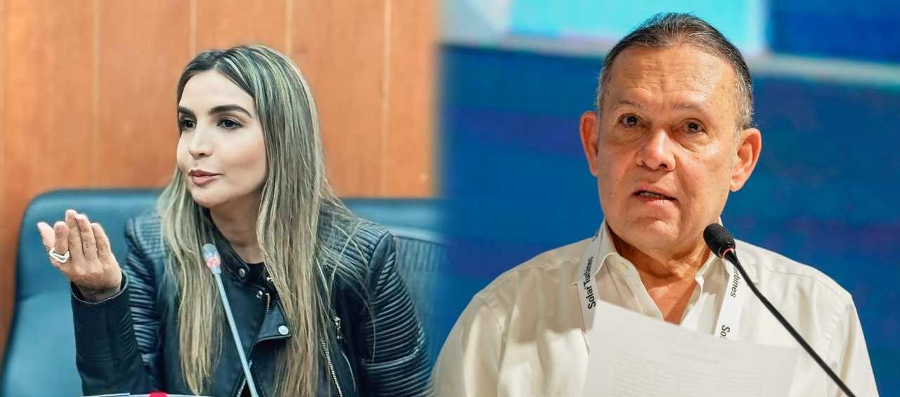 Nadia Blel y Efraín Cepeda.