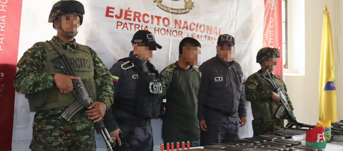 Uno de los capturados. 