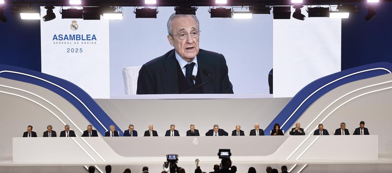 Florentino Pérez, presidente del Real Madrid.