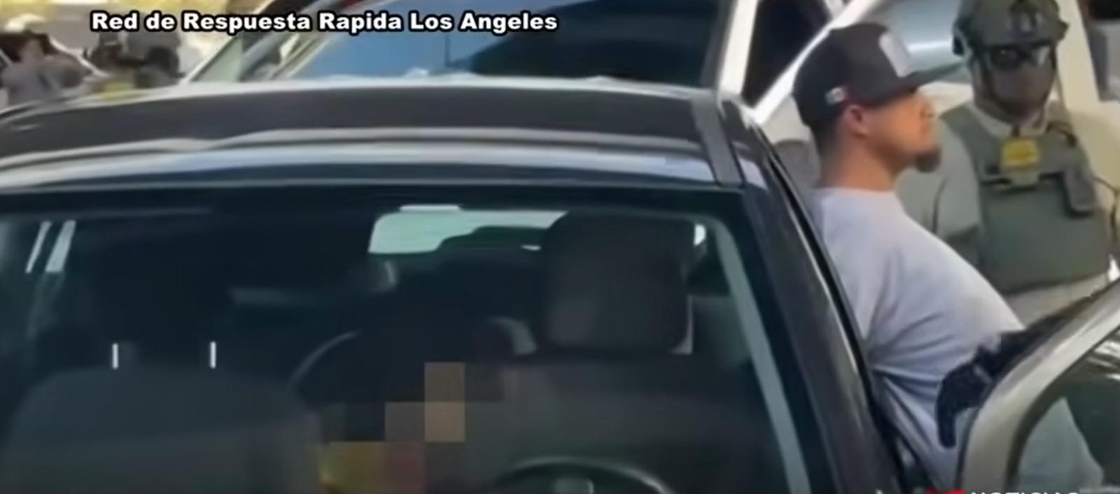 Momento de la captura.