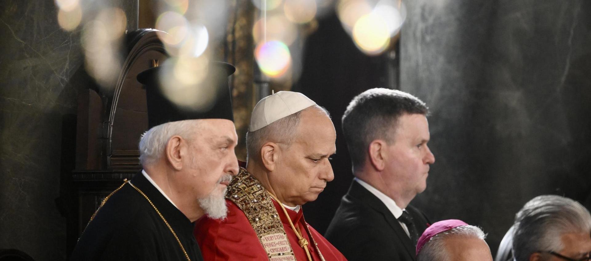 El Papa en una Divina Liturgia en la Iglesia Patriarcal de San Jorge en Estambul, Turquía