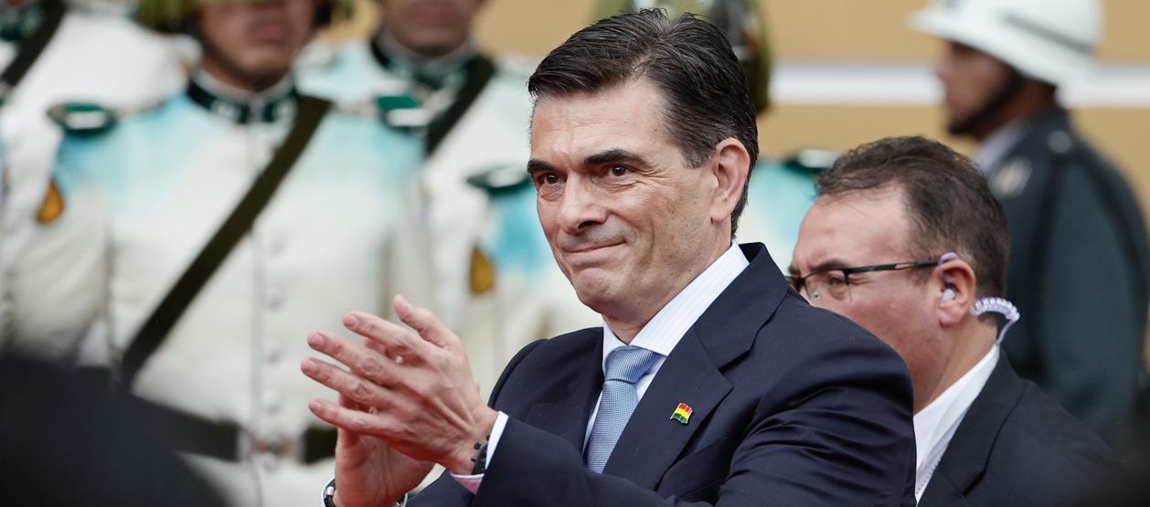 El político centrista Rodrigo Paz Pereira.