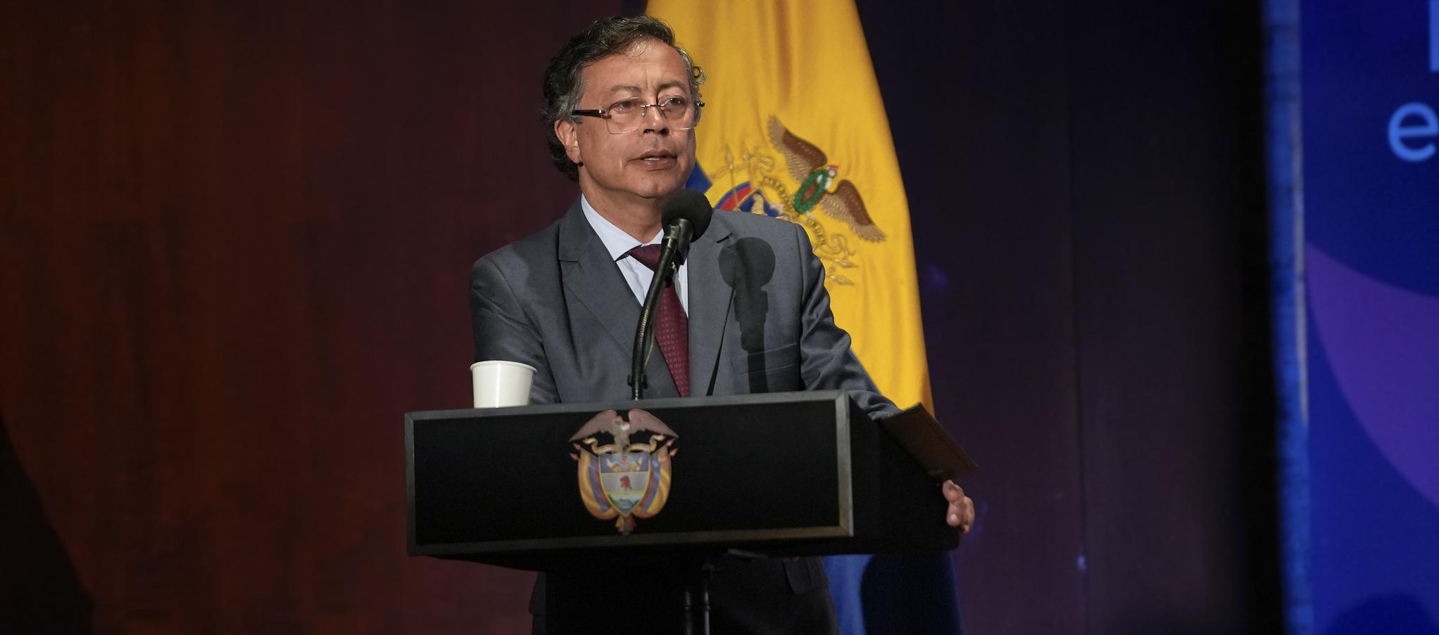 El Presidente Gustavo Petro.
