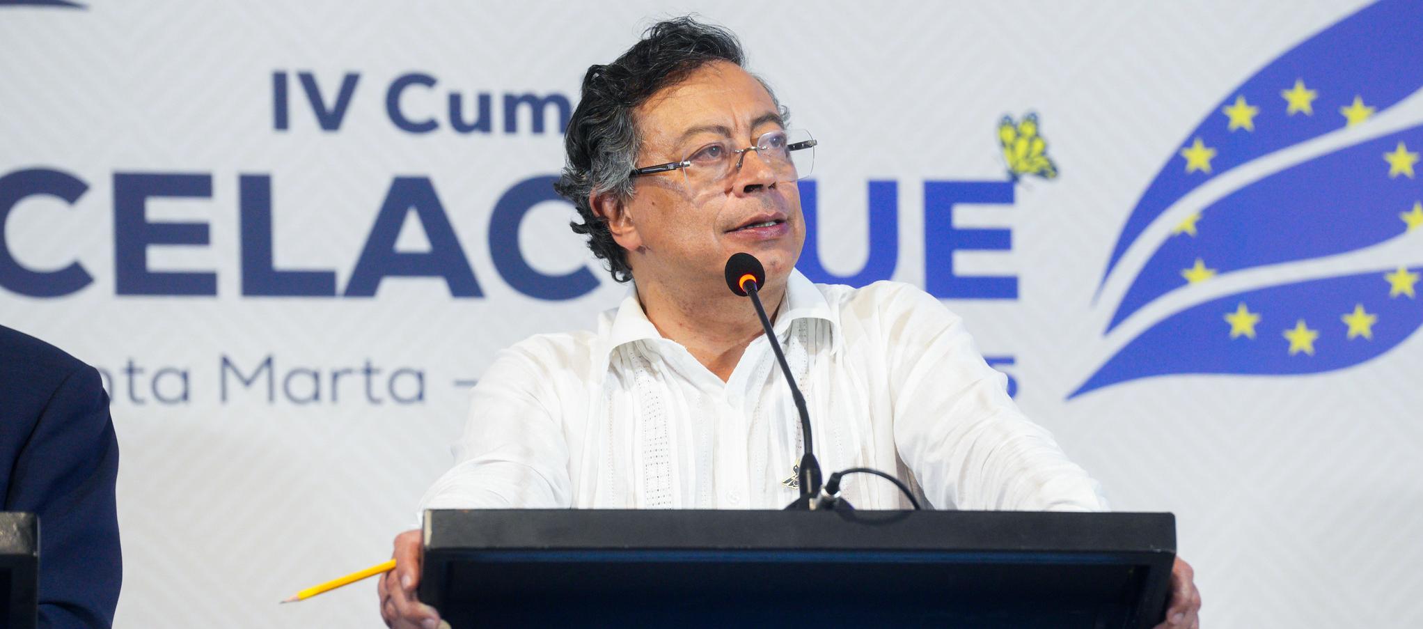 El Presidente Gustavo Petro.