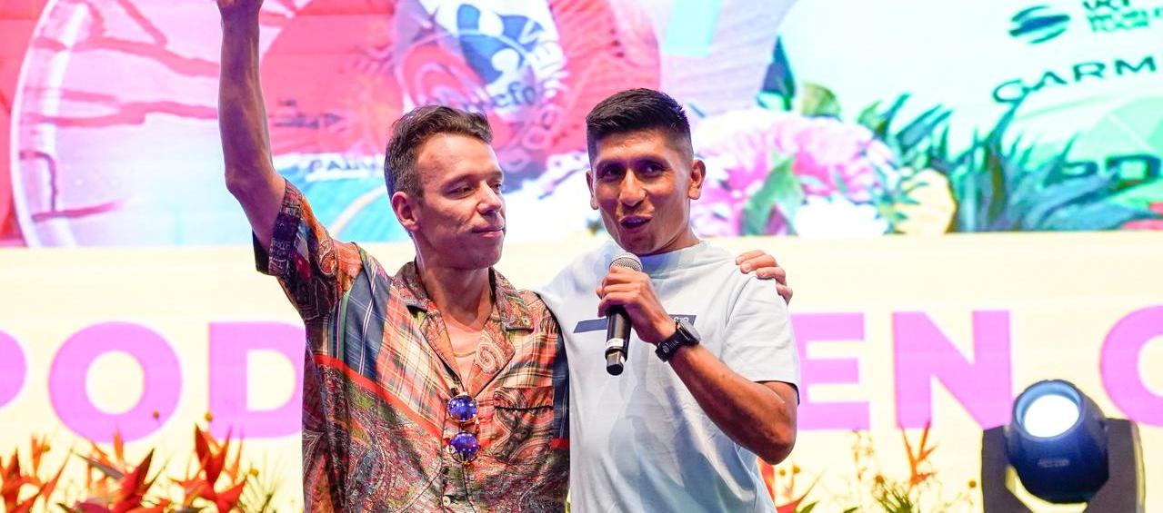 Rigoberto Urán y Nairo Quintana, dos insignias del ciclismo colombiano.