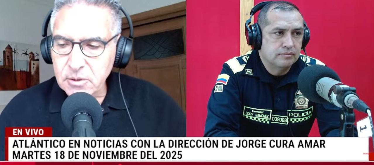 Transmisión de Atlántico en Noticias.