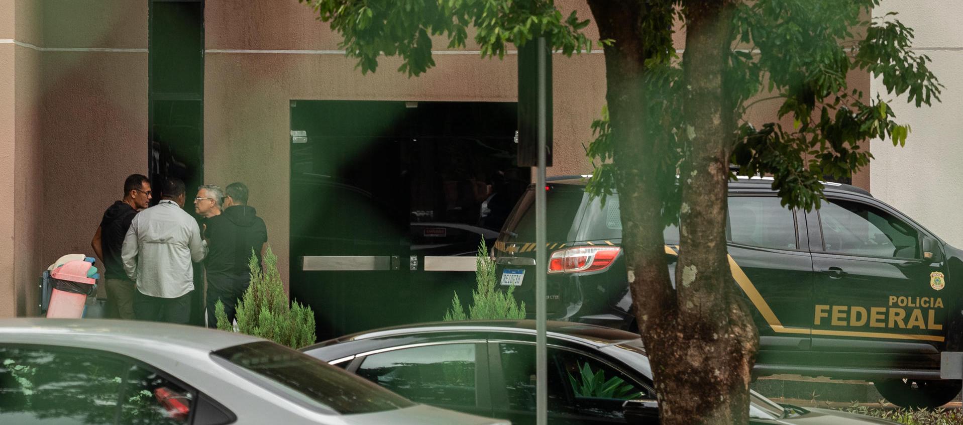 Sede de Policía Federal de Brasil, donde esta detenido el expresidente brasileño Jair Bolsonaro