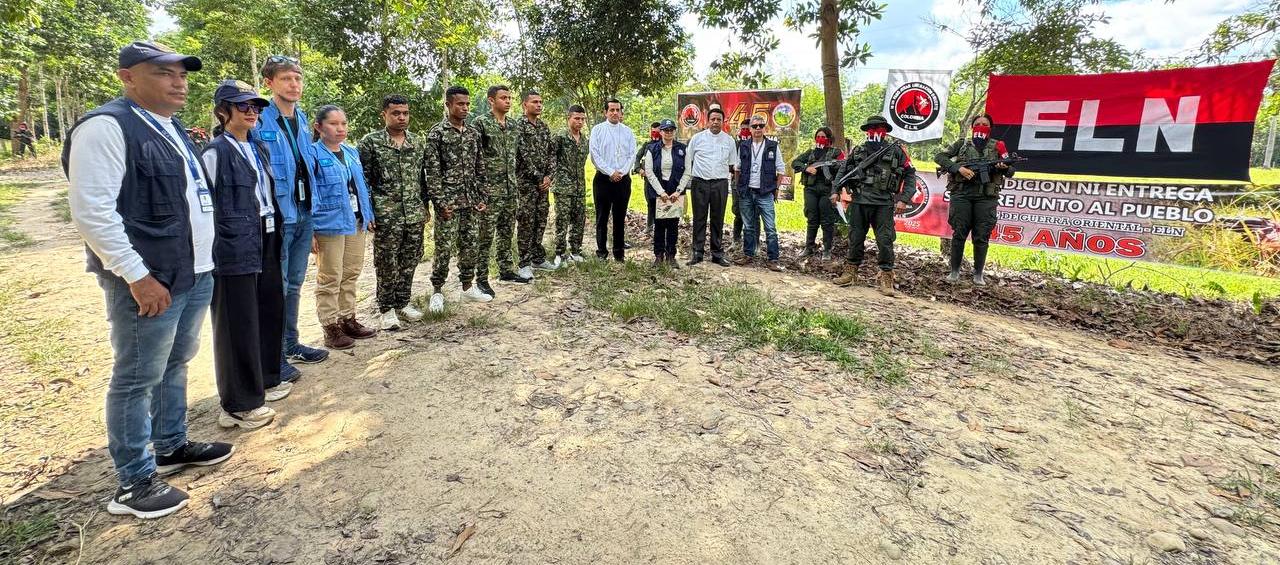 Los soldados liberados.