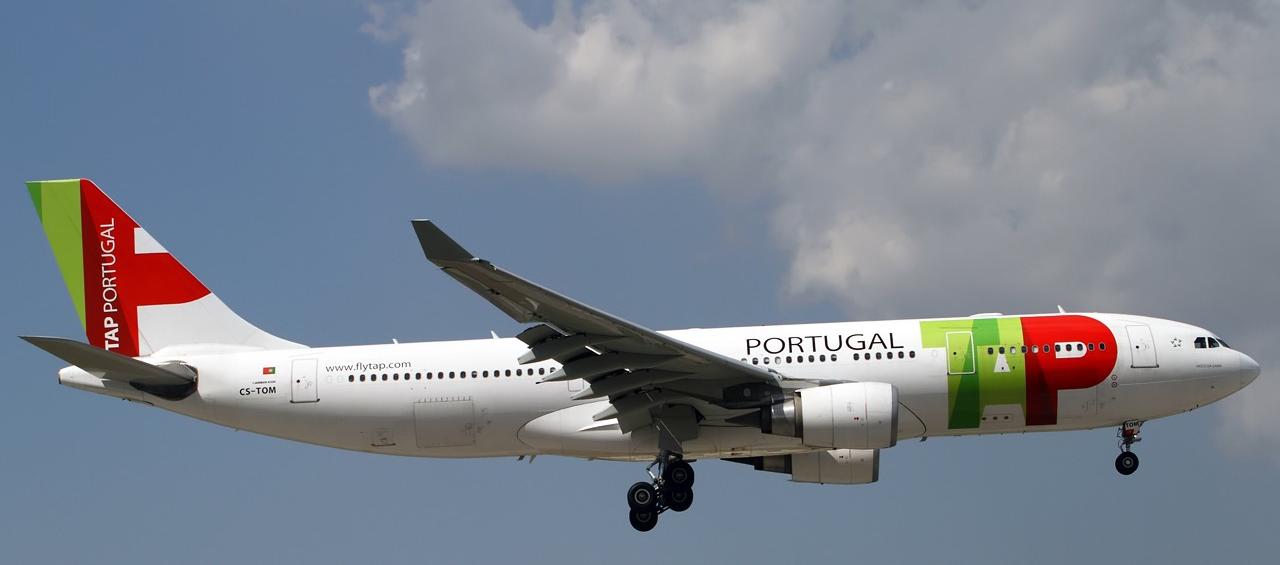 Aerolínea portuguesa TAP. 