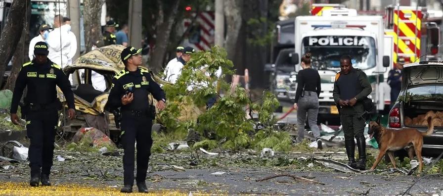 Imagen del ataque perpetrado en Cali, en agosto de este año.