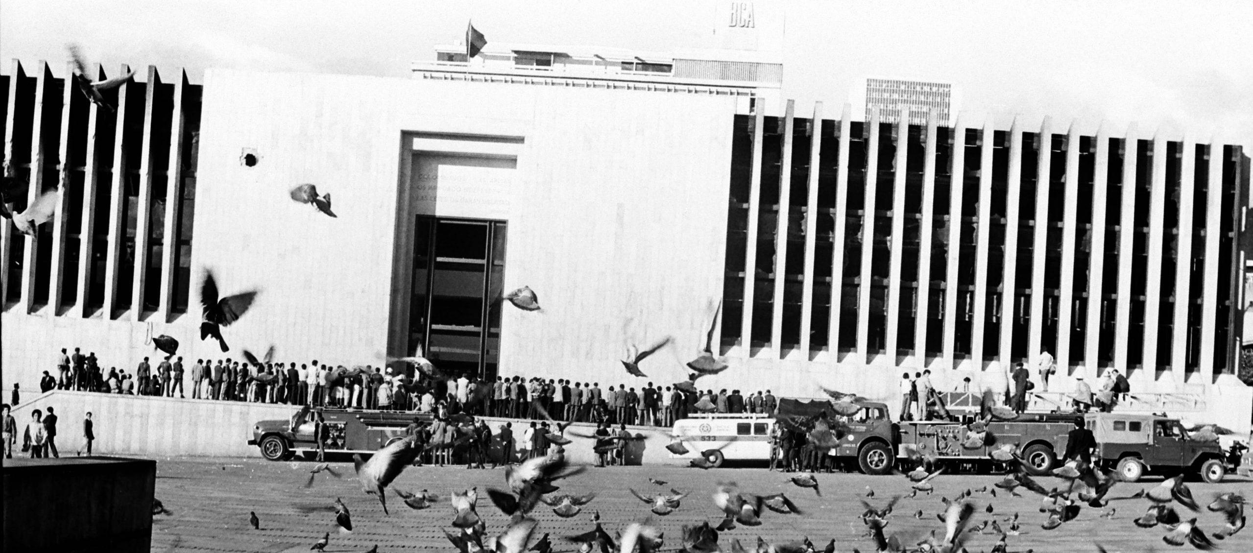 Toma del Palacio de Justicia en 1985. 