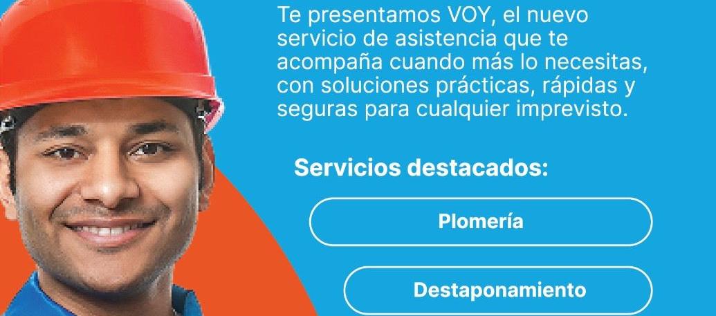 Servicios de 'VOY'.