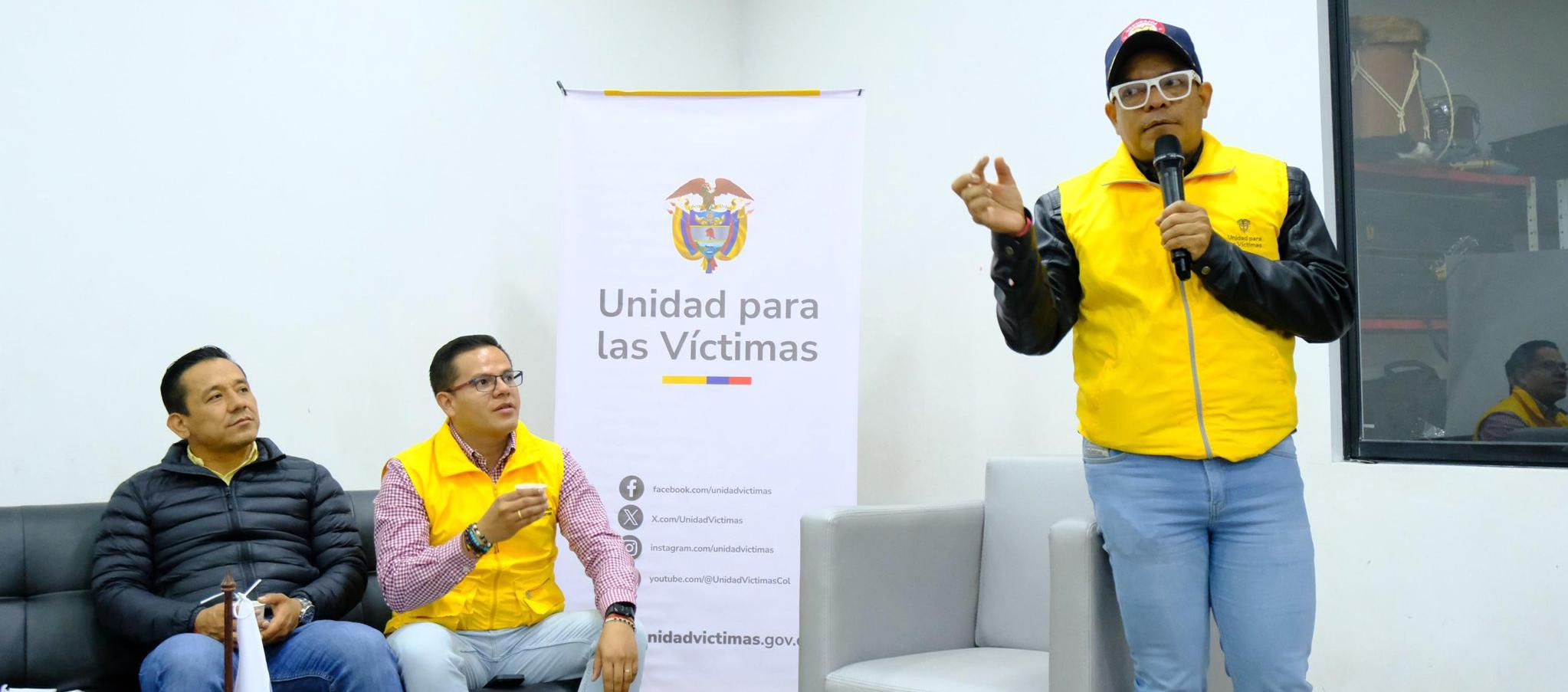 El director de la Unidad para la Atención y Reparación Integral a las Víctimas (UARIV), Adith Rafael Romero.