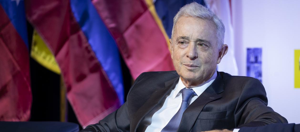 El expresidente Álvaro Uribe Vélez.