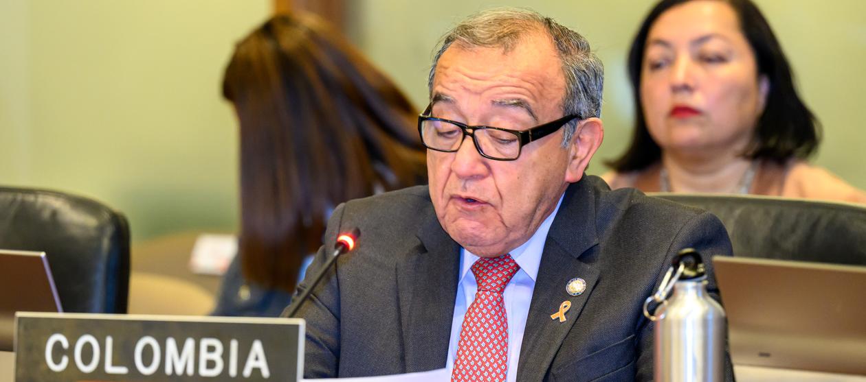 Representante de Colombia ante la OEA, Luis Vargas.