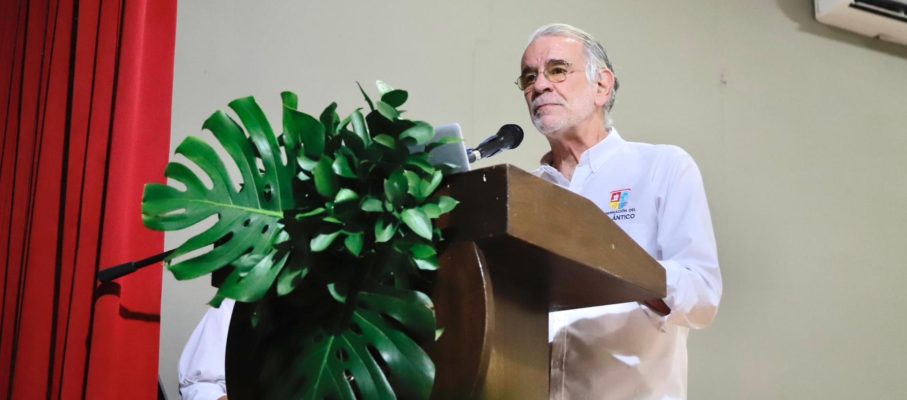 Eduardo Verano, gobernador del Atlántico. 