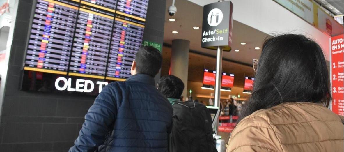 Vuelos cancelados en Estados Unidos. 