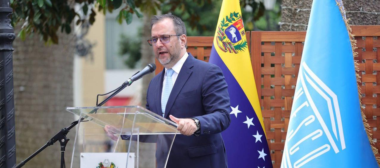 Yván Gil, canciller venezolano.
