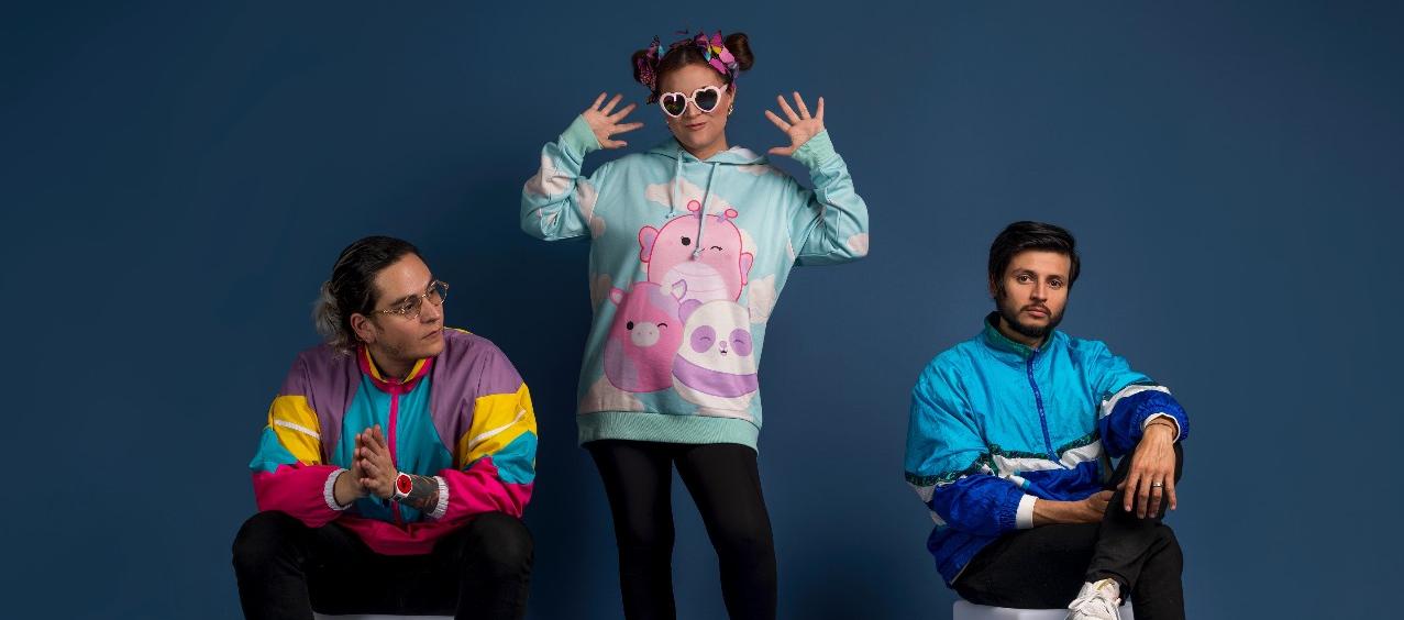 Caro Cobo, Seache y Sergio Aldana.