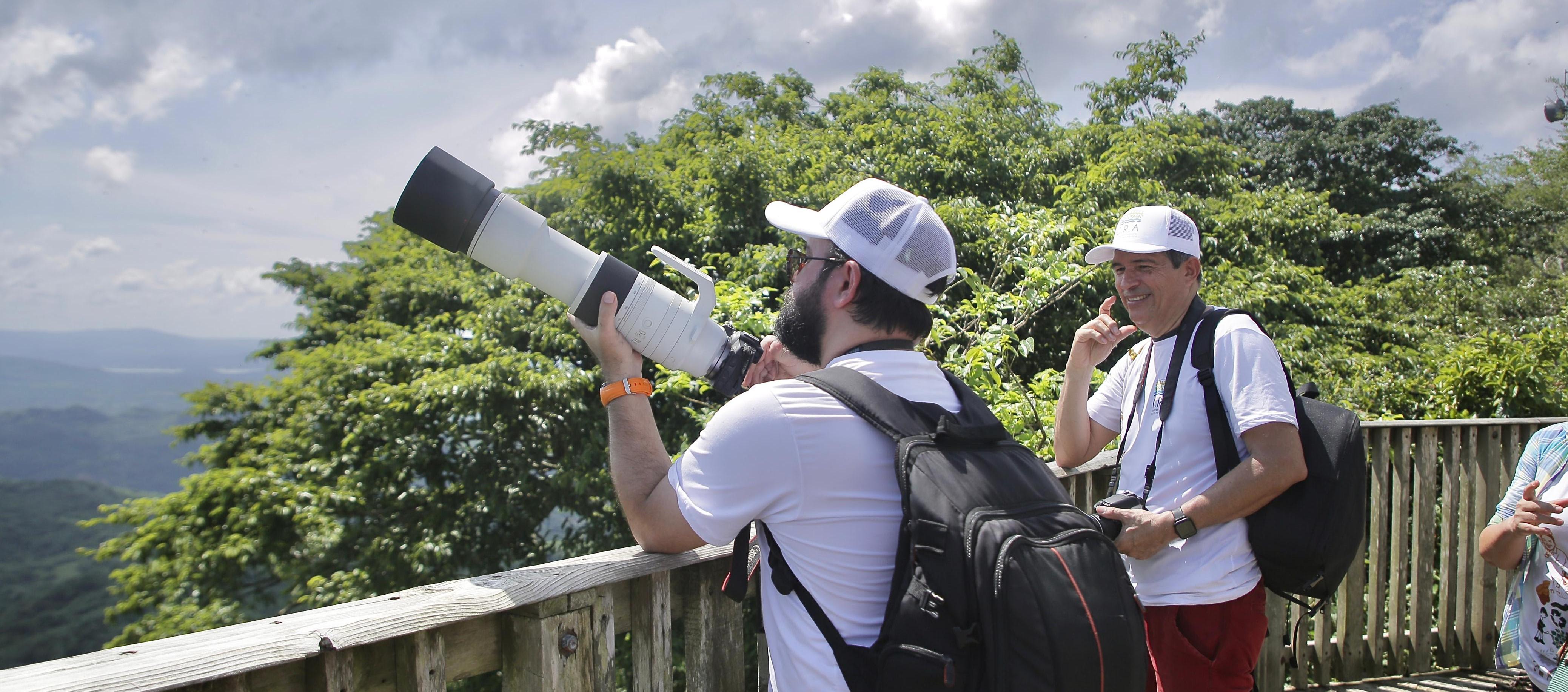 Participantes del concurso de fotografía. 