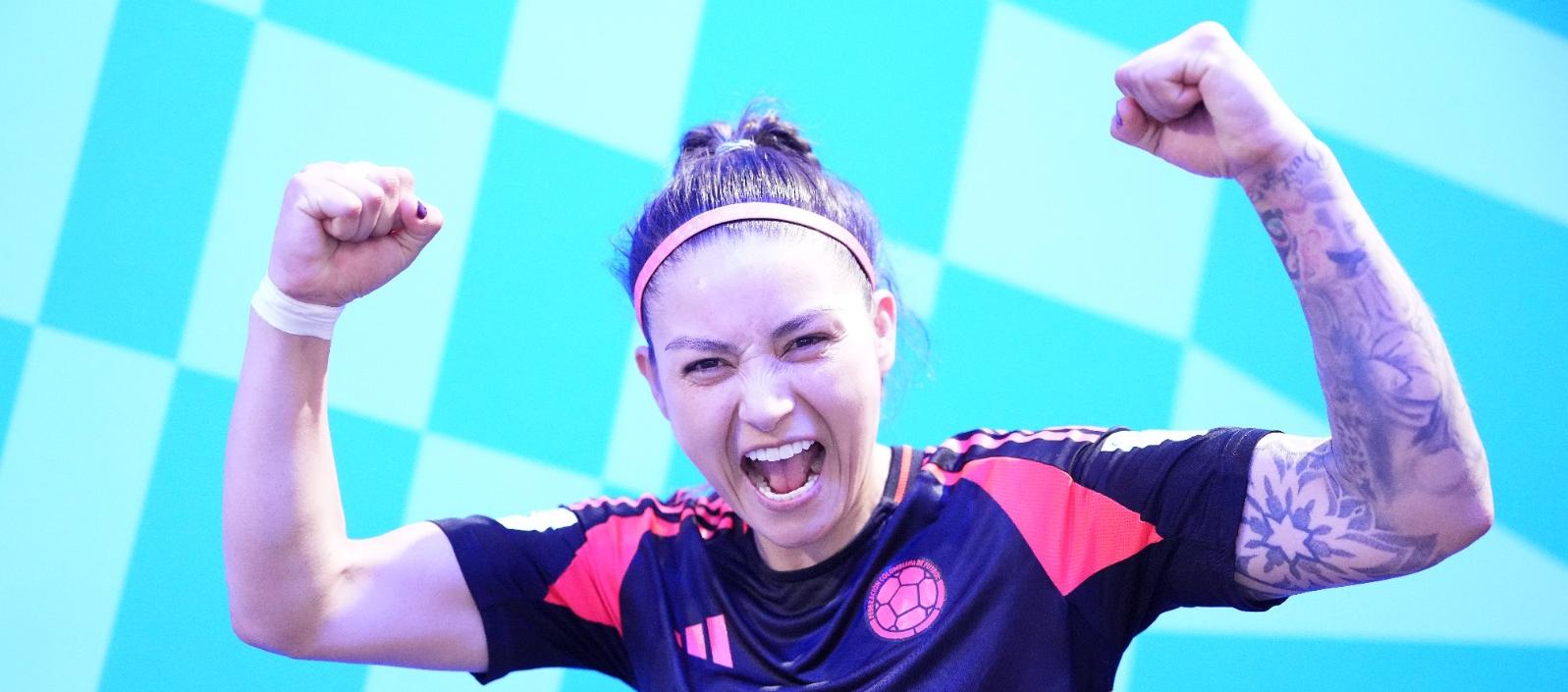 Diana Celis, jugadora de la Selección Colombia de futsal. 