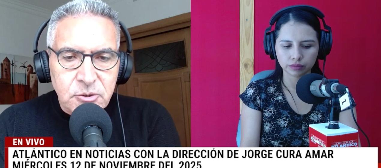 Transmisión de Atlántico en Noticias.