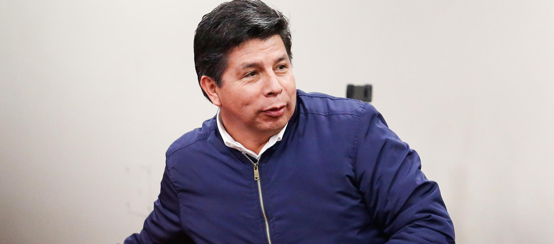 Pedro Castillo, expresidente de Perú.