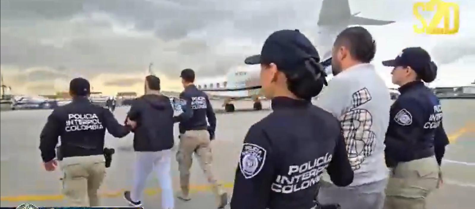 Colombianos extraditados. 