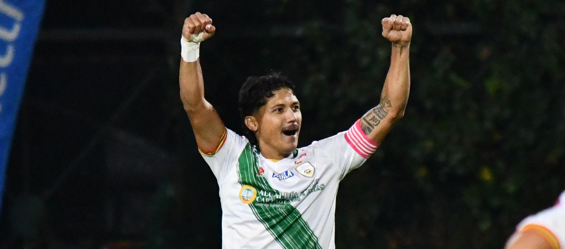 El atlanticense Fredy Montero llegó a 30 goles con el Real Cartagena. 