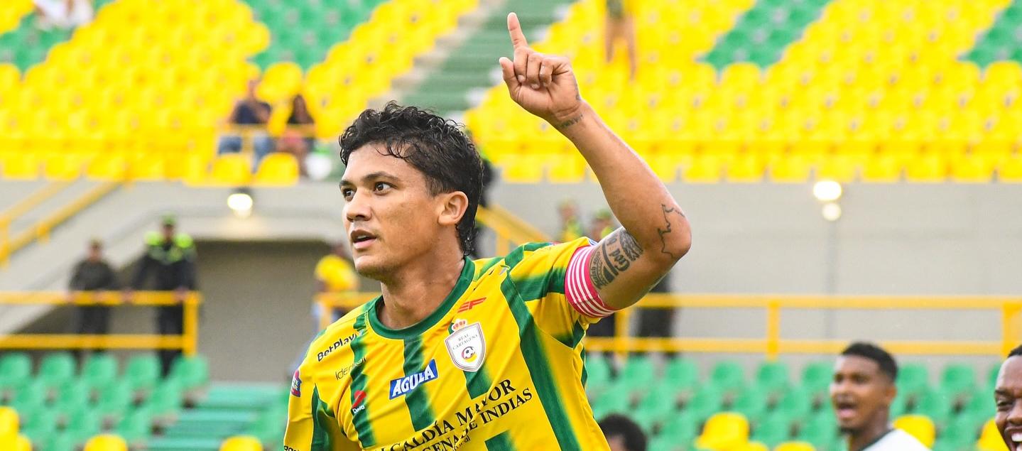 Fredy Montero, delantero atlanticense del Real Cartagena. 