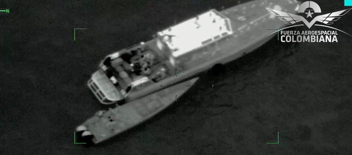 Embarcación interceptada. 