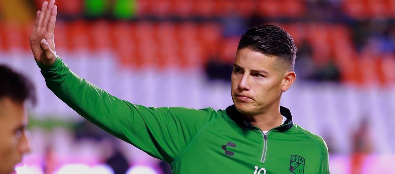 James Rodríguez había firmado contrrato por un año con el León. 