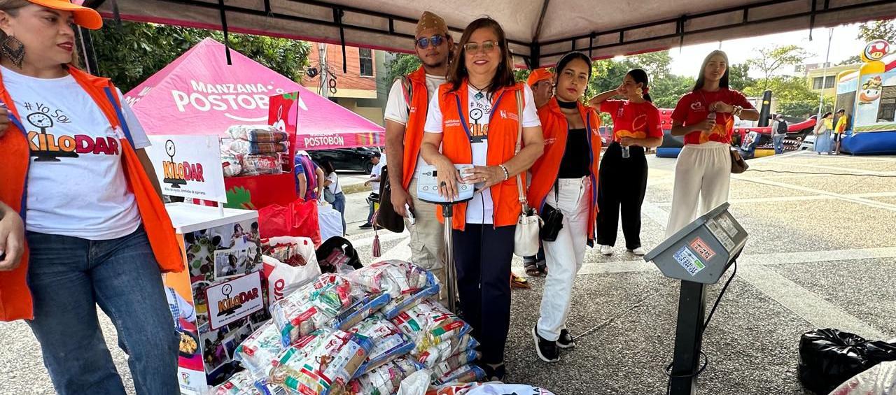 Recolecta de alimentos en Atlántico. 