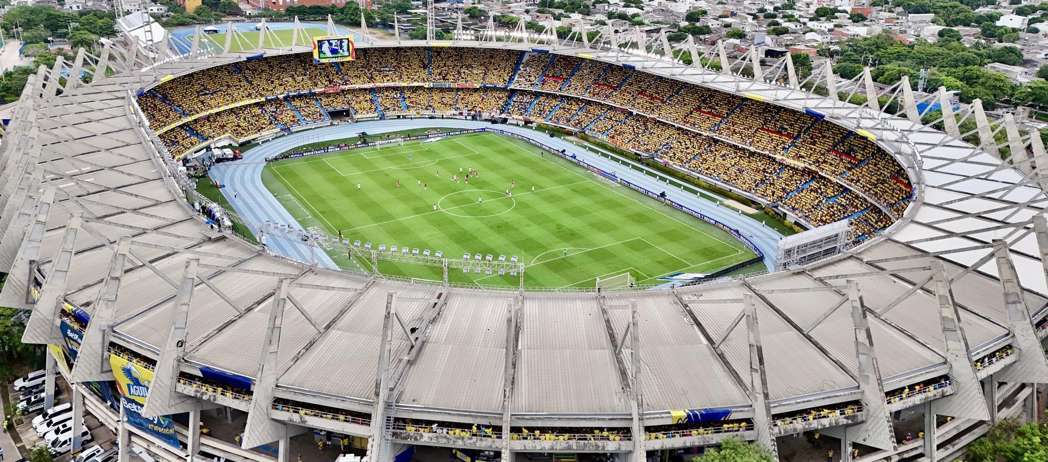 Estadio Metropolitano Roberto Meléndez de Barranquilla. 