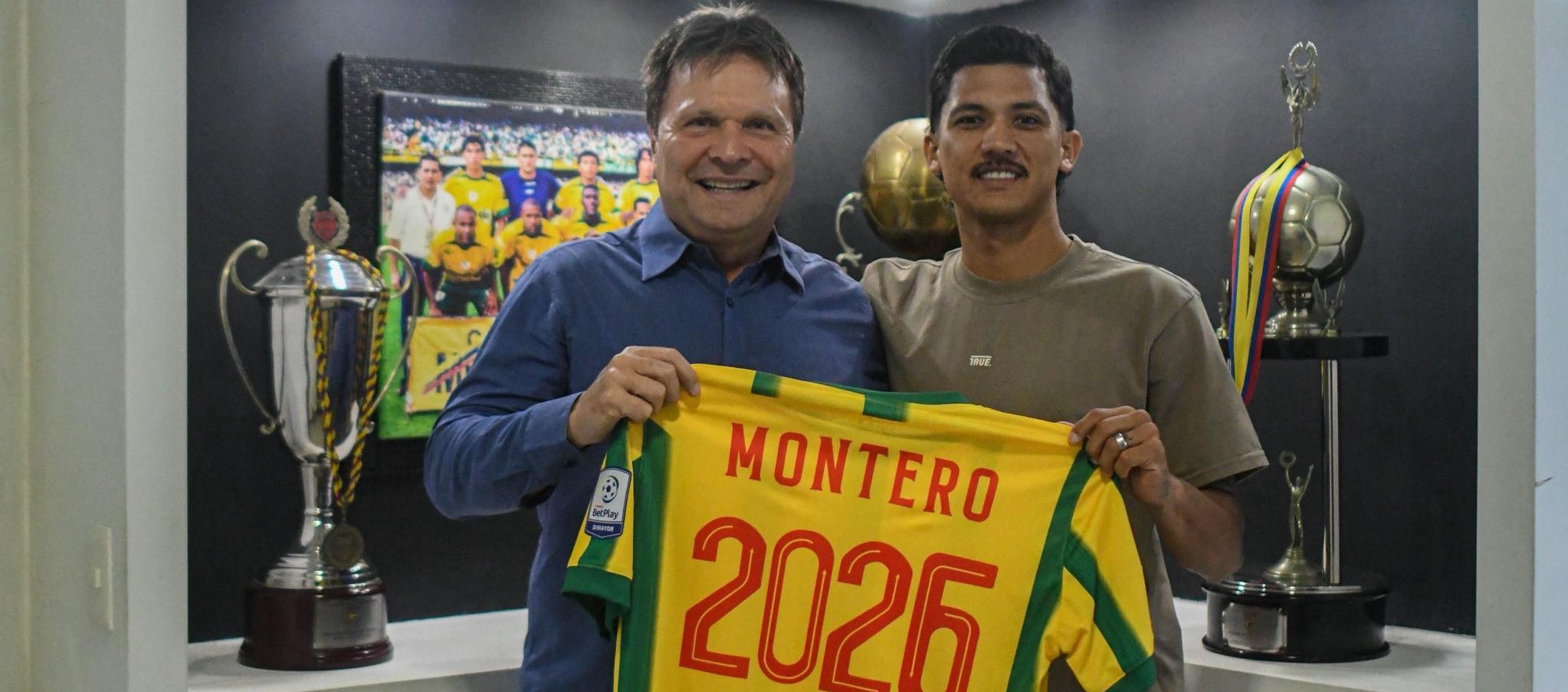 Fredy Montero con Helmut Wennin, de Colombiagol. 
