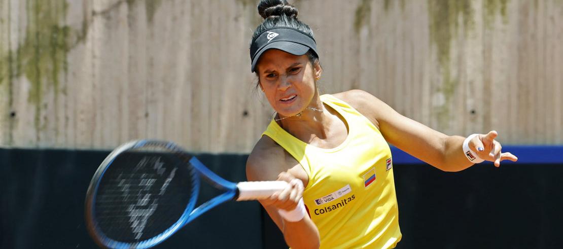 La barranquillera María Paulina Pérez, integrante de la Selección Colombia de tenis.