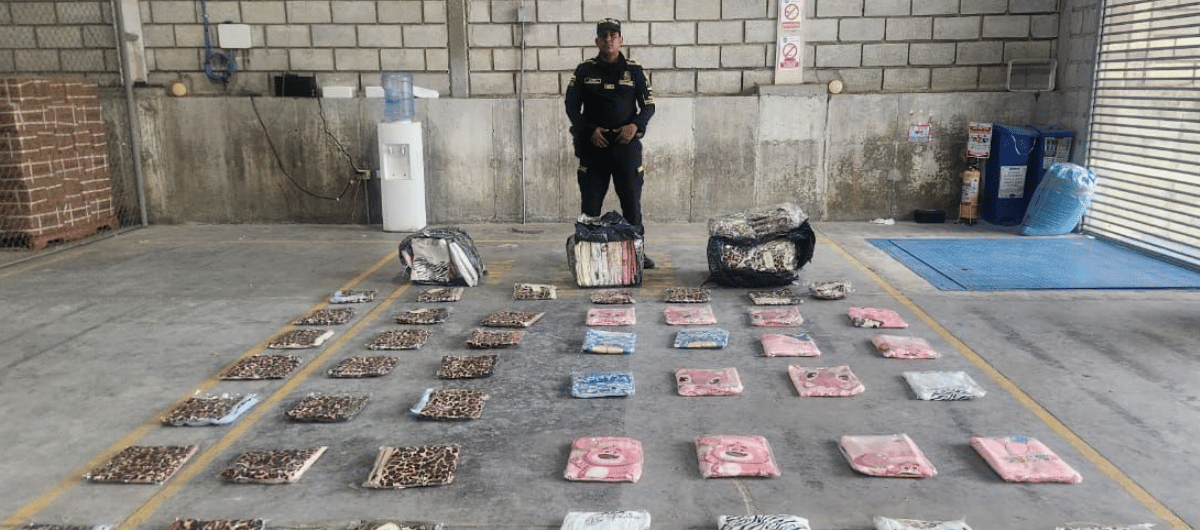 La mercancía aprehendida.