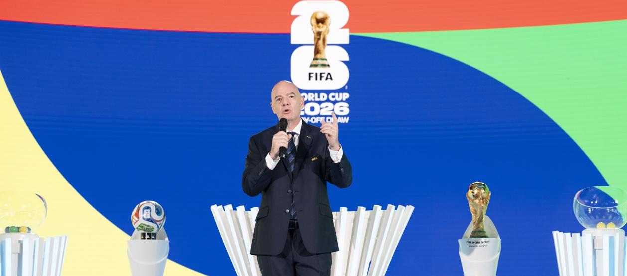 Gianni Infantimo, presidente de la Fifa y gestor del Mundial con 48 equipos.