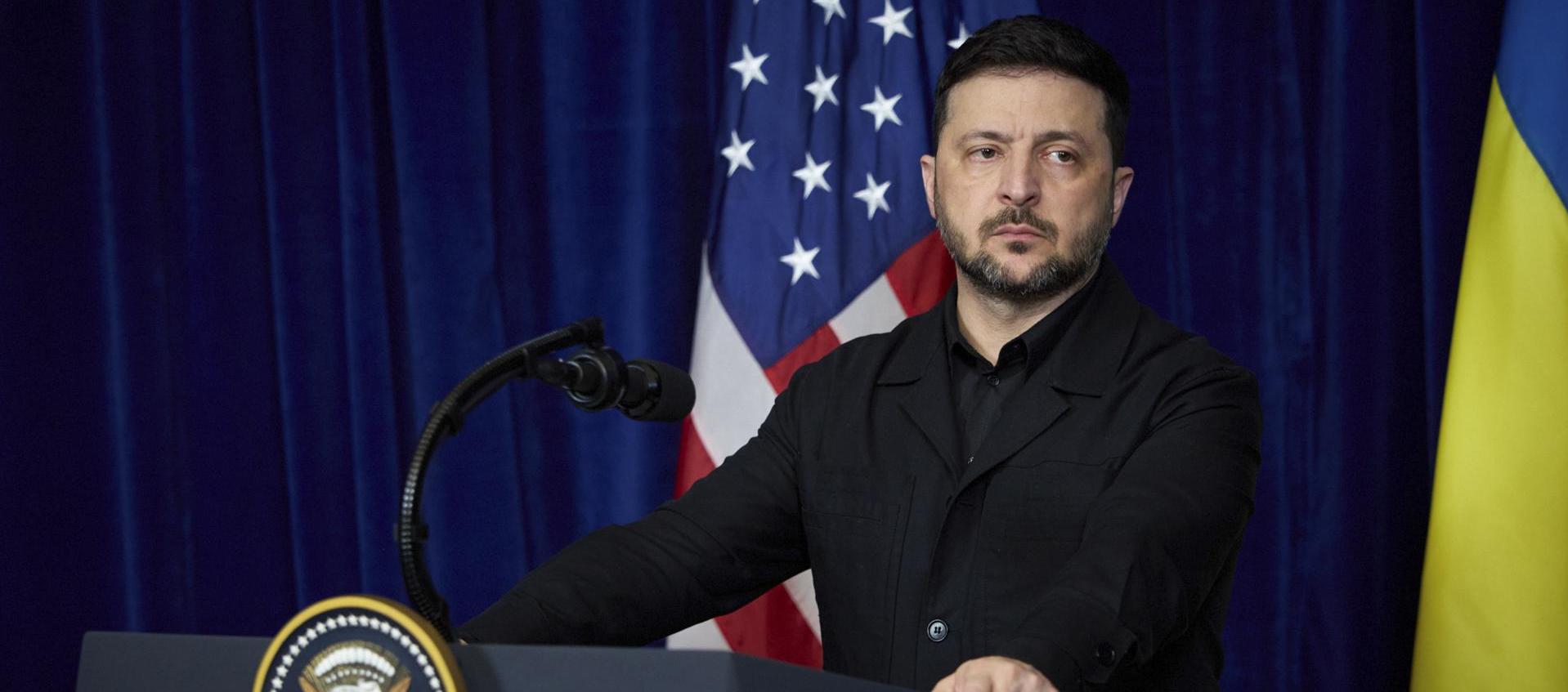 Volodímir Zelenski, Presidente de Ucrania.