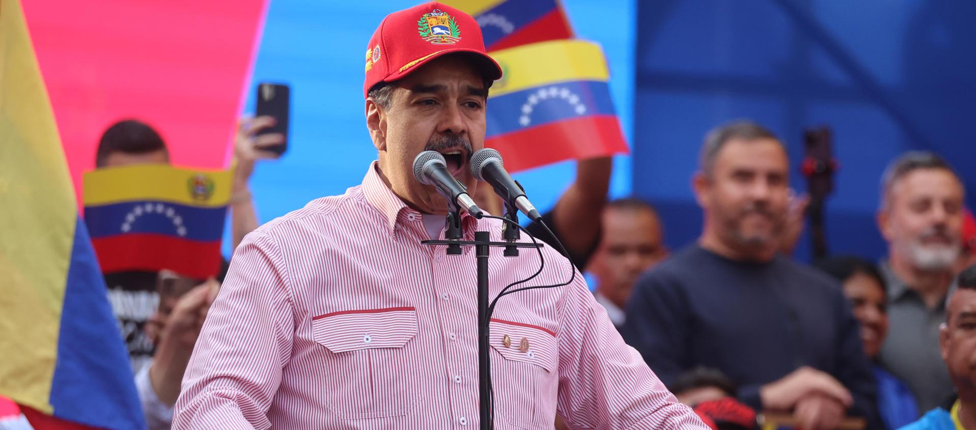 El Presidente de Venezuela, Nicolás Maduro.