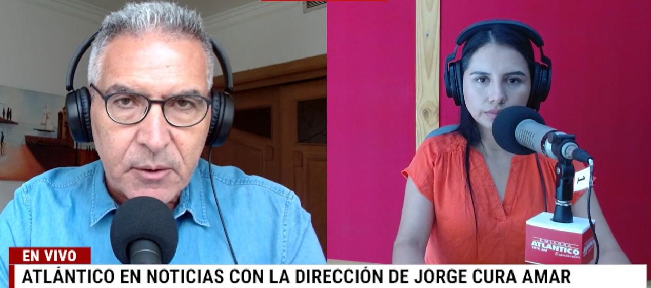 Transmisión de Atlántico en Noticias.