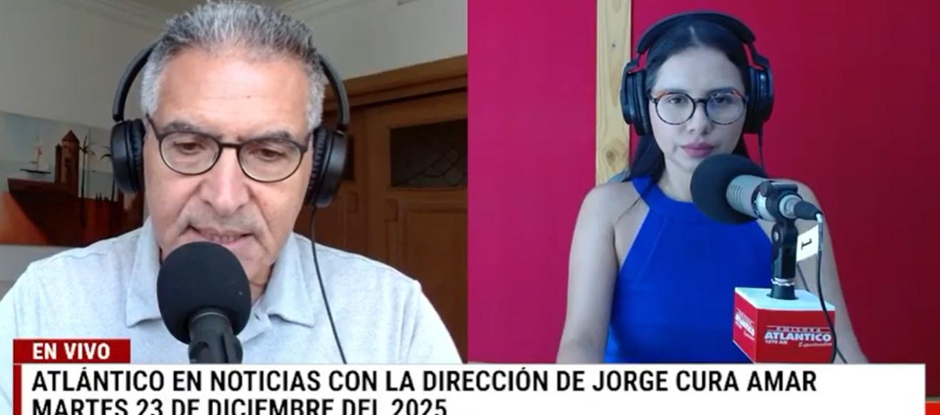 Transmisión de Atlántico en Noticias.