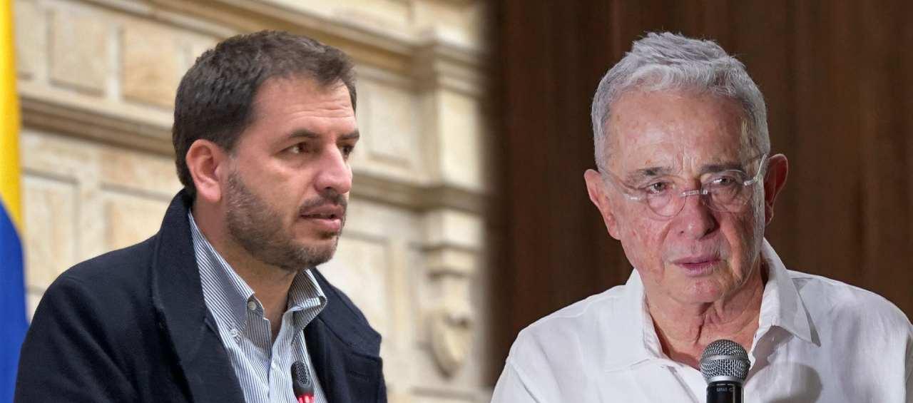 Andrés Forero y Álvaro Uribe.