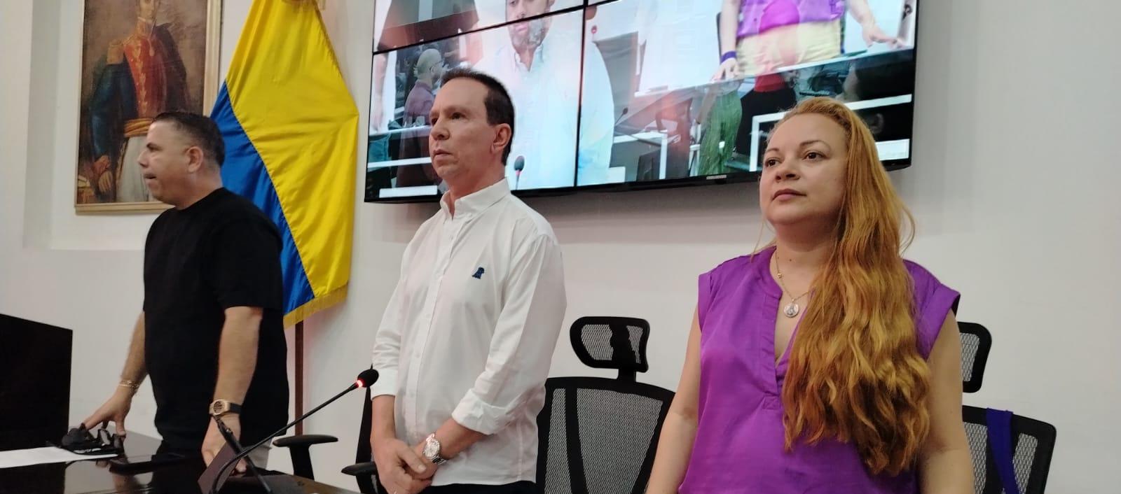 Mesa directiva de la Asamblea del Atlántico. 