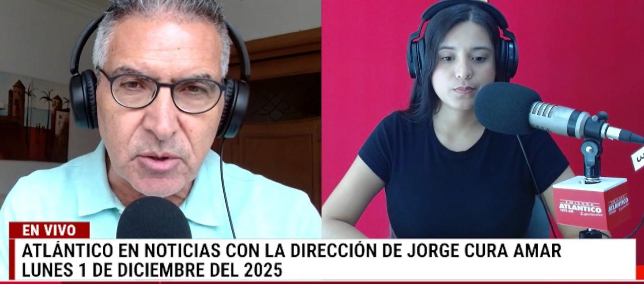 Transmisión de Atlántico en Noticias.