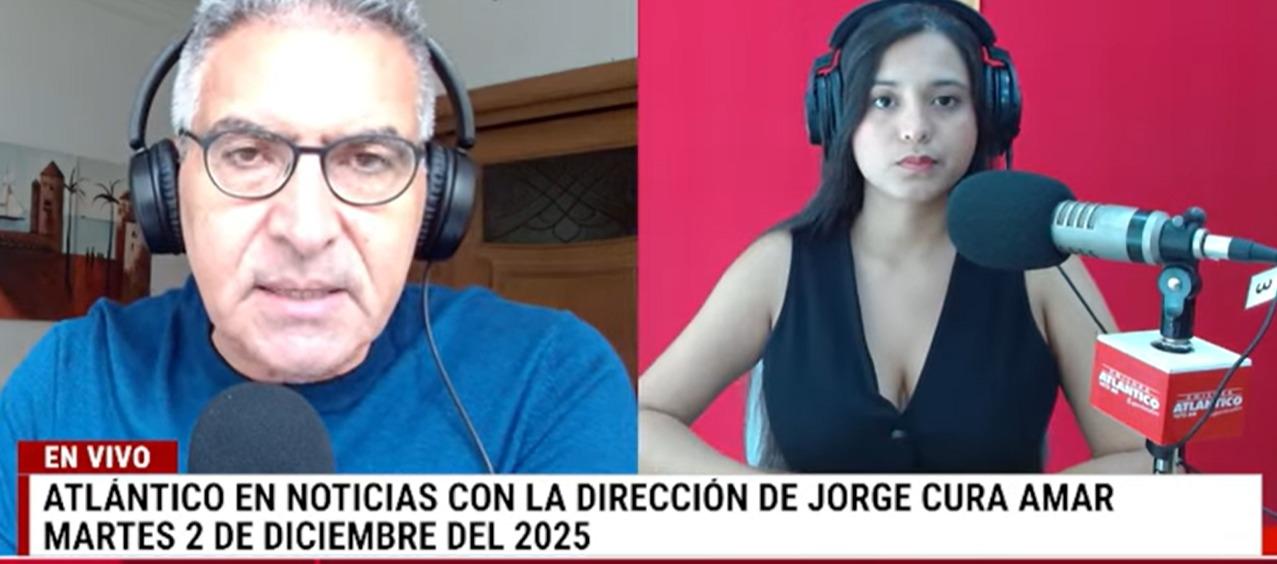 Transmisión de Atlántico en Noticias.