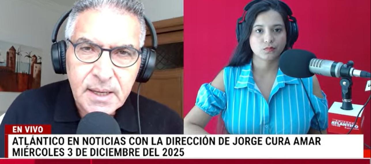 Transmisión de Atlántico en Noticias.